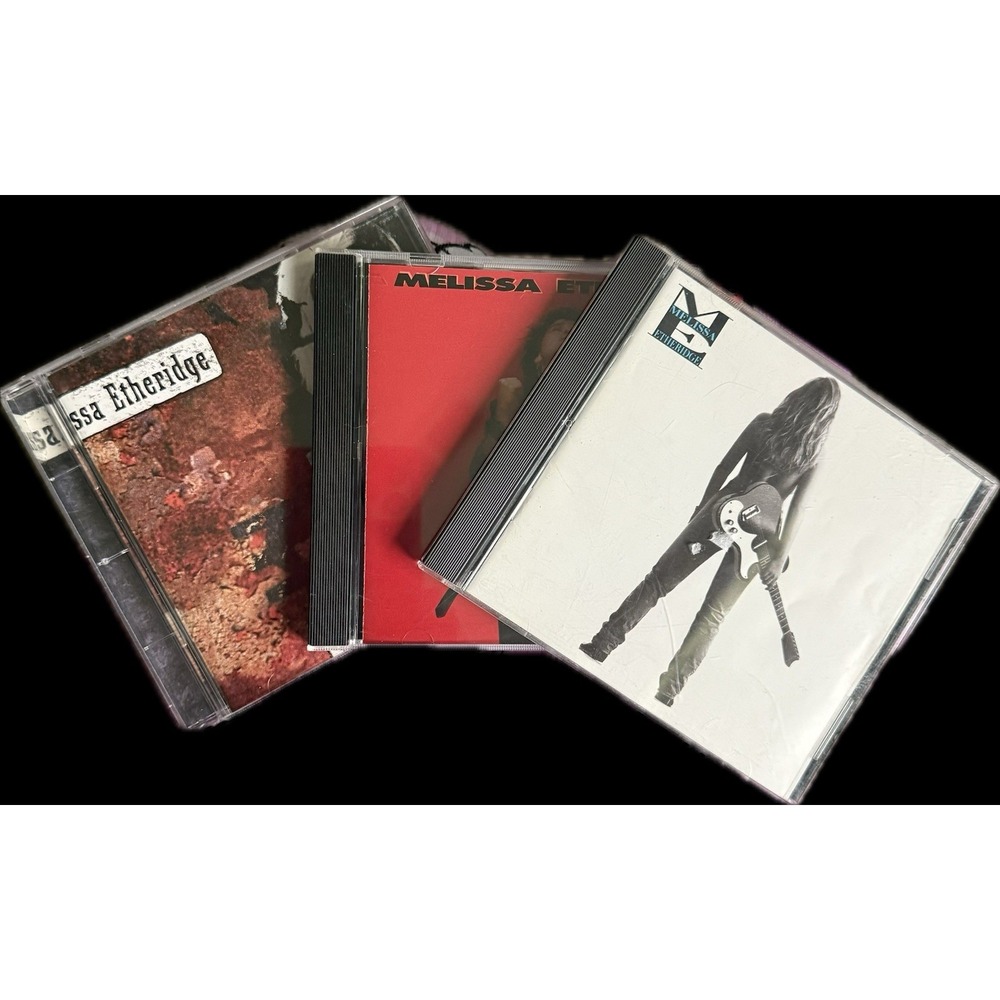 Melissa Etheridge CD lot of 3 Album 1988-93, Yes I Am, Never Enough Vintage Y2K
